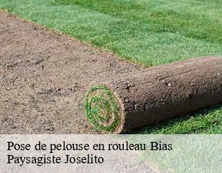 Pose de pelouse en rouleau  bias-47300 Paysagiste Joselito