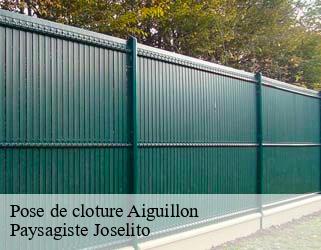 Pose de cloture  aiguillon-47190 Paysagiste Joselito