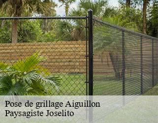 Pose de grillage  aiguillon-47190 Paysagiste Joselito