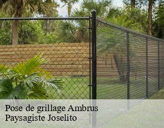 Pose de grillage  ambrus-47160 Paysagiste Joselito