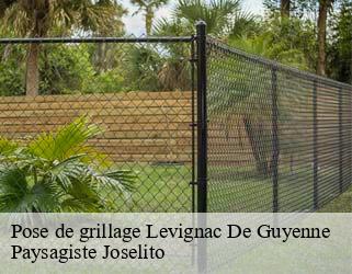 Pose de grillage levignac-de-guyenne-47120 Paysagiste Joselito