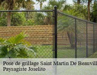 Pose de grillage  saint-martin-de-beauville-47270 Paysagiste Joselito